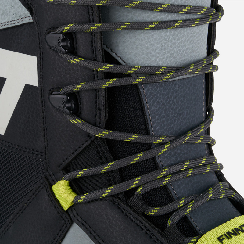 Ботинки снегоходные Finntrail Blizzard 5226 GraphiteYellow, черный/желтый, размер 39