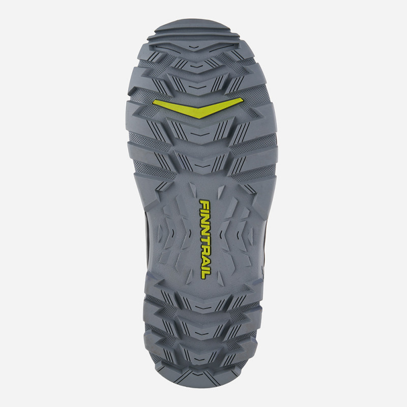 Ботинки снегоходные Finntrail Blizzard 5226 GraphiteYellow, черный/желтый, размер 43