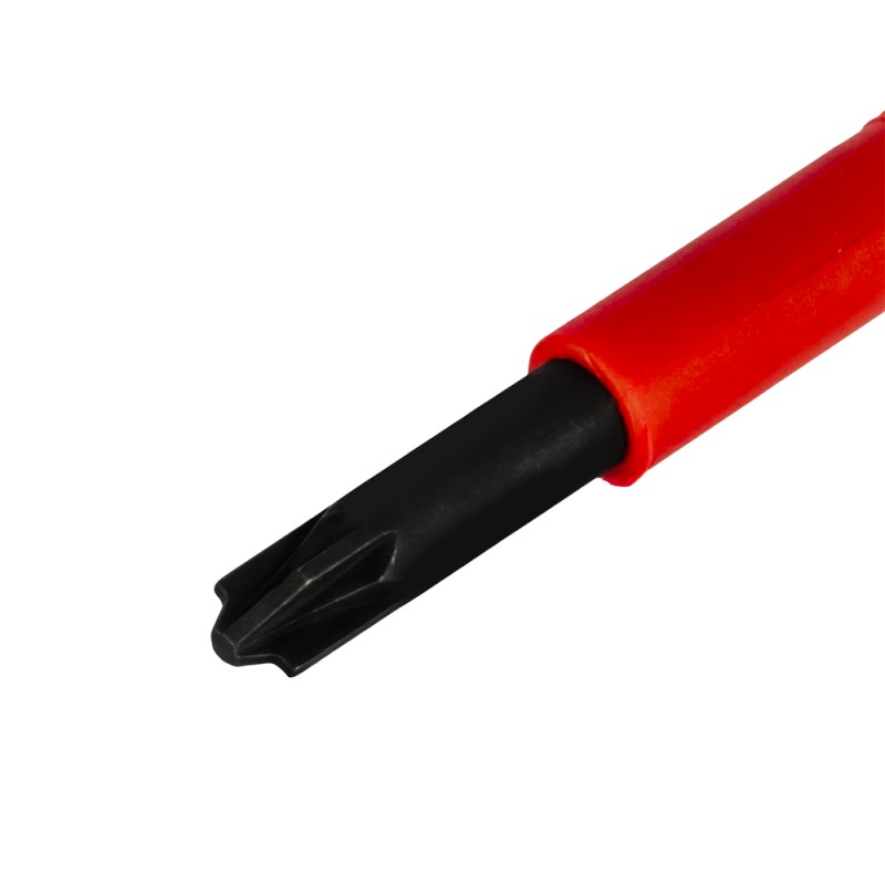 Отвертка крестовая диэлектрическая FL/PZ1х80 мм Кобальт Ultra Grip CR-V 799-727