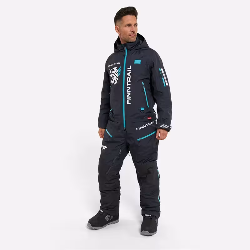 Ботинки снегоходные Finntrail Blizzard 5226 Graphite, черный, размер 46