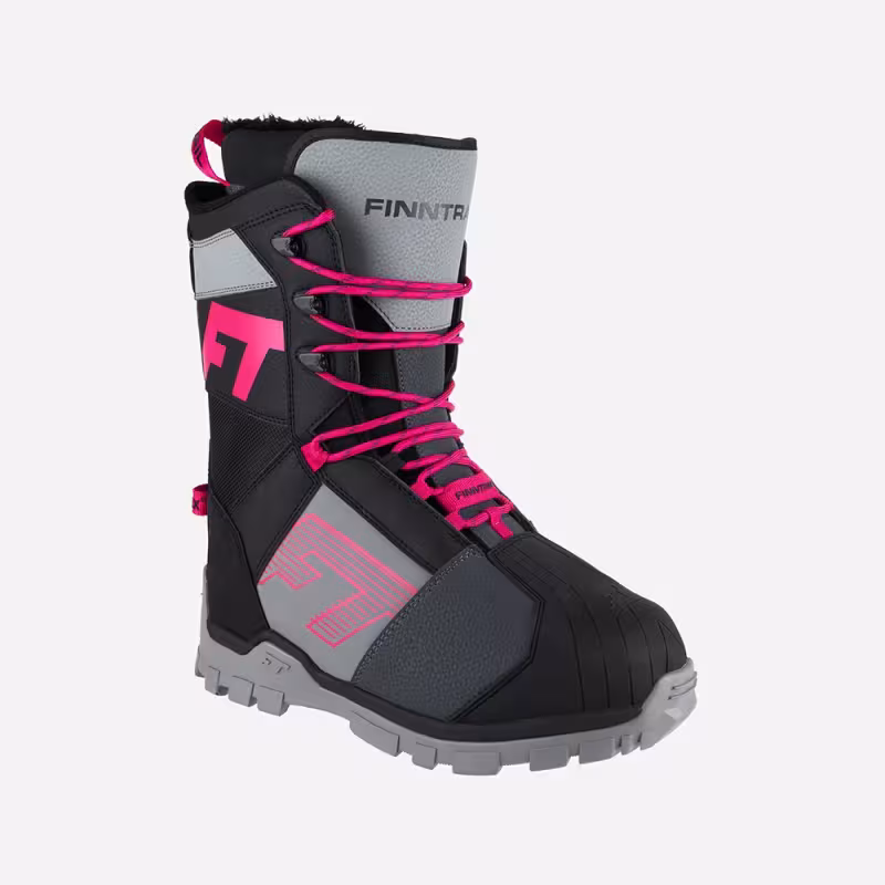 Ботинки снегоходные Finntrail Blizzard 5226 GraphitePink, розовый/черный, размер 39
