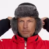 Шапка-ушанка Finntrail Hat Terra 2950 Graphite, мембрана Hard-Tex, черный, размер XL/XXL