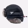 Шапка-ушанка Finntrail Hat Terra 2950 Graphite, мембрана Hard-Tex, черный, размер XL/XXL
