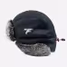 Шапка-ушанка Finntrail Hat Terra 2950 Graphite, мембрана Hard-Tex, черный, размер XL-XXL