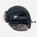 Шапка-ушанка Finntrail Hat Terra 2950 Graphite, мембрана Hard-Tex, черный, размер XL-XXL