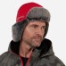 Шапка-ушанка Finntrail Hat Terra 2950 Red, мембрана Hard-Tex, красный, размер M-L