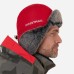 Шапка-ушанка Finntrail Hat Terra 2950 Red, мембрана Hard-Tex, красный, размер M-L