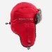 Шапка-ушанка Finntrail Hat Terra 2950 Red, мембрана Hard-Tex, красный, размер M-L