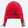 Шапка-ушанка Finntrail Hat Terra 2950 Red, мембрана Hard-Tex, красный, размер M/L