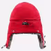 Шапка-ушанка Finntrail Hat Terra 2950 Red, мембрана Hard-Tex, красный, размер M-L