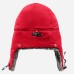 Шапка-ушанка Finntrail Hat Terra 2950 Red, мембрана Hard-Tex, красный, размер M-L