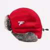 Шапка-ушанка Finntrail Hat Terra 2950 Red, мембрана Hard-Tex, красный, размер M/L
