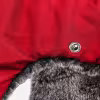 Шапка-ушанка Finntrail Hat Terra 2950 Red, мембрана Hard-Tex, красный, размер M/L