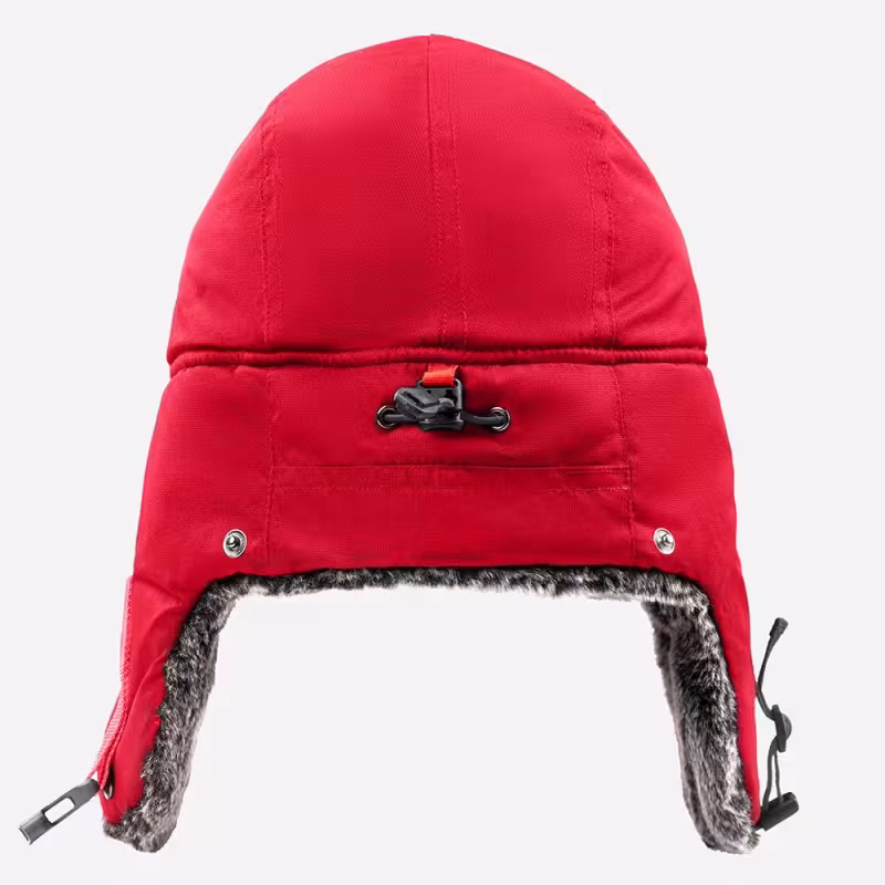 Шапка-ушанка Finntrail Hat Terra 2950 Red, мембрана Hard-Tex, красный, размер XL-XXL