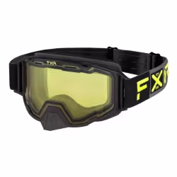Мотоочки FXR Maverick Black/Char/HiVis, черный/желтый