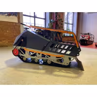 Мотобуксировщик Бурлак Пионер 15 л.с., катки, фара