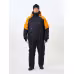 Костюм-поплавок мужской Triton Gear Skif (Скиф) -40 ПК 2024, ткань Таслан, черный/оранжевый, размер 52-54, 182-188 см