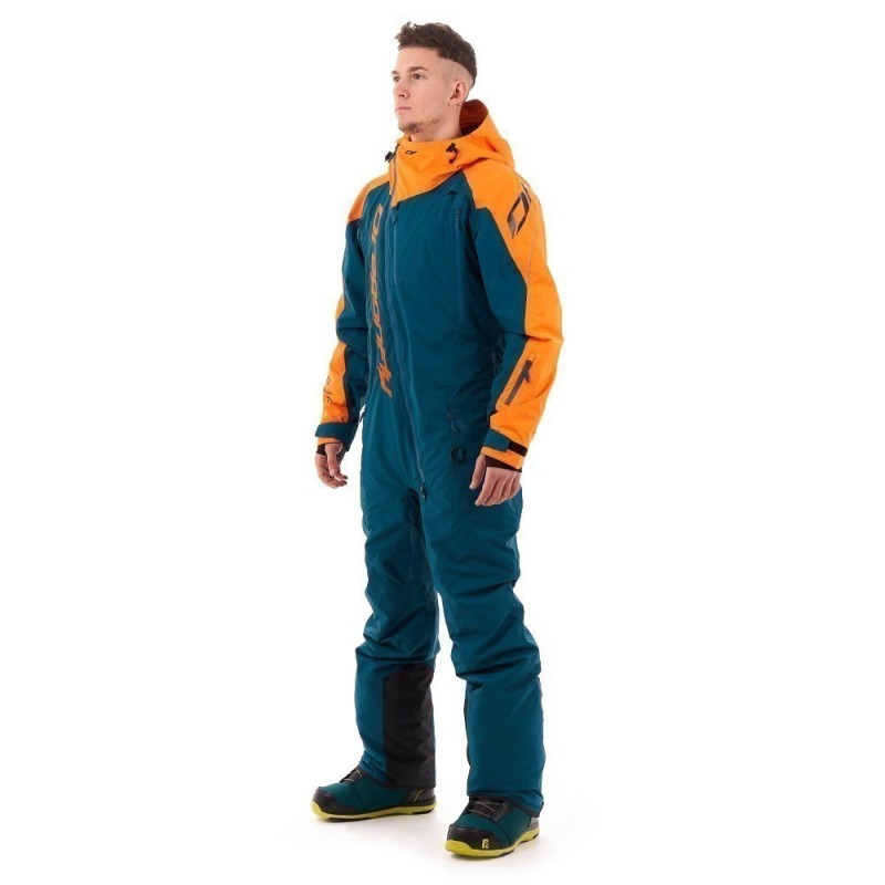 Комбинезон мужской Dragonfly Gravity Premium Man Dark Ocean - Orange 2024, мембрана, синий, размер M