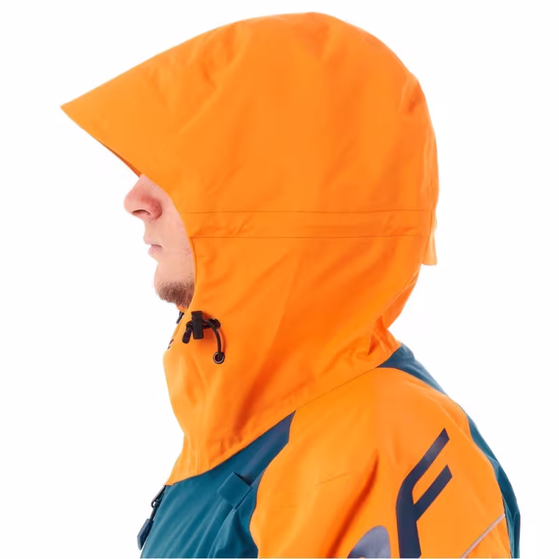 Комбинезон мужской Dragonfly Gravity Premium Man Dark Ocean - Orange 2024, мембрана, синий, размер M