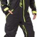 Комбинезон мужской DragonFly Gravity Premium Man Black-Yellow Green 2024, мембрана Toray Delfy, черный, размер M, 176 см