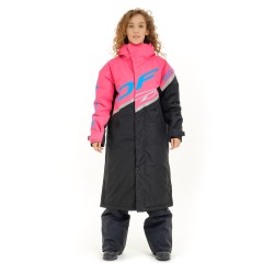 Пальто зимнее женское Dragonfly Race Coat Woman Pink 2023, мембрана DFTEX, розовый/черный, размер M