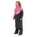 Пальто зимнее женское Dragonfly Race Coat Woman Pink 2023, мембрана DFTEX, розовый/черный, размер M