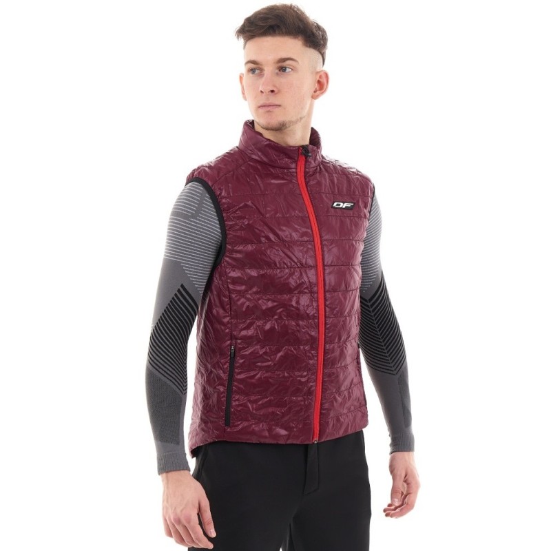 Жилет Dragonfly DF VEST 200 Burgundy, Таффета, красный, размер M, 172-176 см