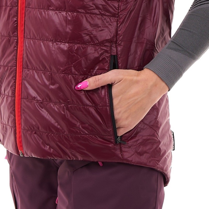 Жилет Dragonfly DF VEST 200 Burgundy, Таффета, красный, размер M, 172-176 см