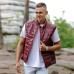 Жилет Dragonfly DF VEST 200 Burgundy, Таффета, красный, размер M, 172-176 см