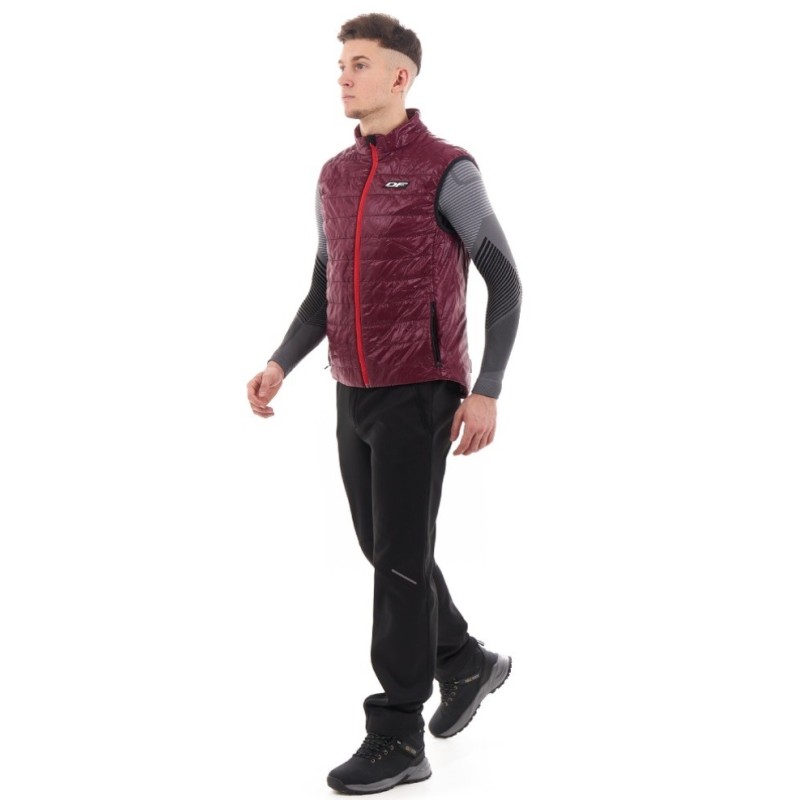 Жилет Dragonfly DF VEST 200 Burgundy, Таффета, красный, размер M, 172-176 см