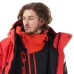 Пальто зимнее мужское Dragonfly Race Coat Man Red 2023, мембрана DFTEX, красный/черный, размер L