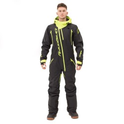 Комбинезон мужской DragonFly Gravity Premium Man Black-Yellow Green 2024, мембрана Toray Delfy, черный, размер XXL, 188 см