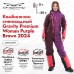 Комбинезон женский Dragonfly Gravity Premium Woman Purple-Brown 2024, мембрана Toray Delfy, фиолетовый/коричневый, размер S, 164 см