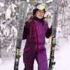 Комбинезон женский Dragonfly Gravity Premium Woman Purple-Brown 2024, мембрана Toray Delfy, фиолетовый/коричневый, размер L, 176 см