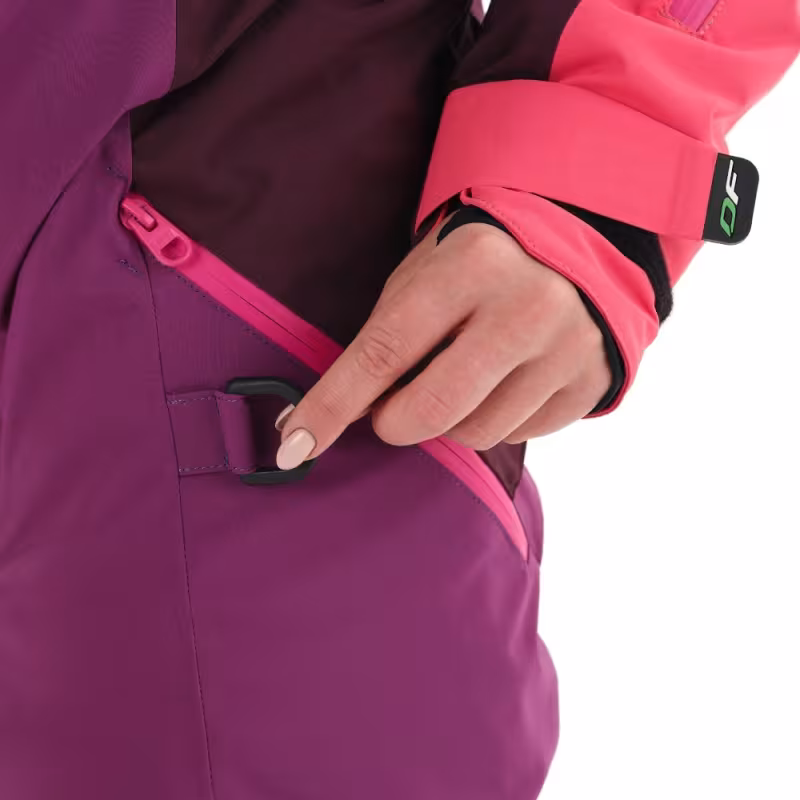 Комбинезон женский Dragonfly Gravity Premium Woman Purple-Brown 2024, мембрана Toray Delfy, фиолетовый/коричневый, размер L, 176 см