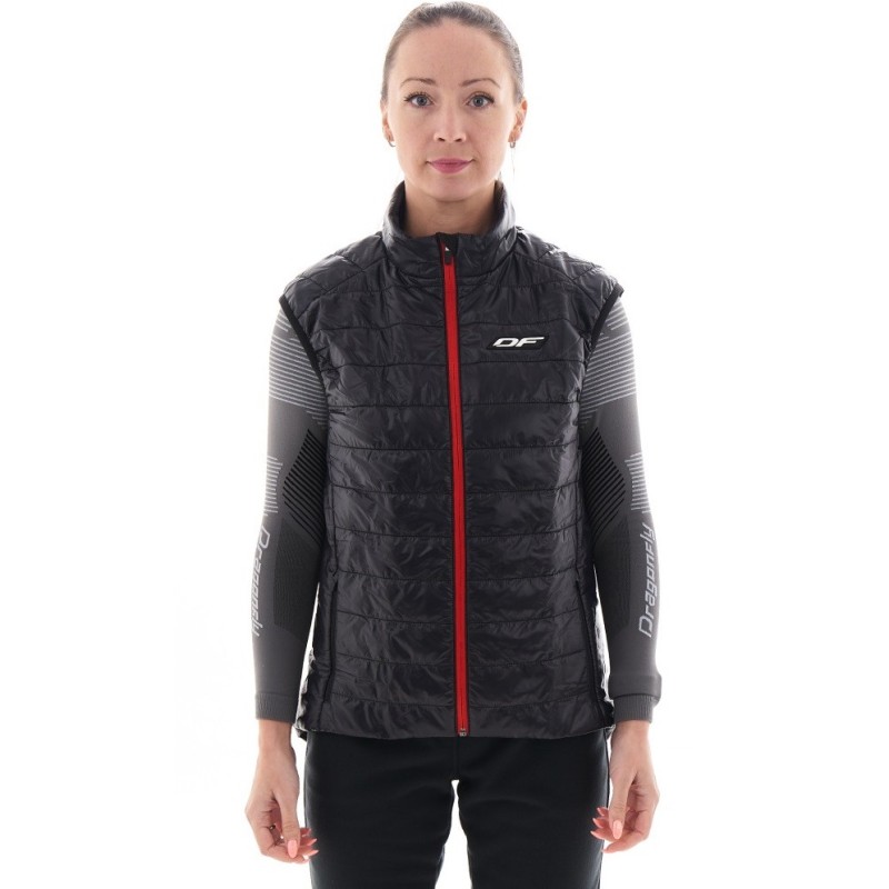 Жилет Dragonfly DF VEST 100 Black, Таффета плащевая, черный, размер XS, 170-175 см