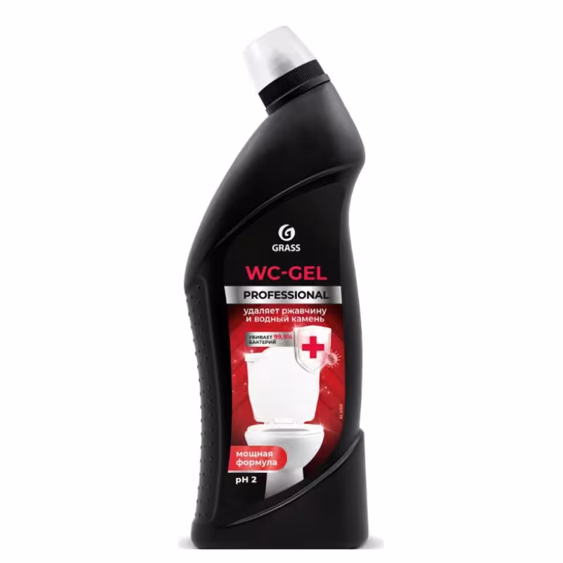 Средство для чистки сантехники Grass WC-gel Professional, 750 мл