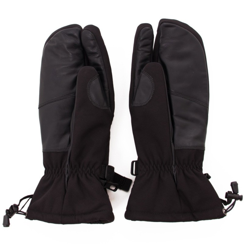 Рукавицы снегоходные Dragonfly Snowmobile Mittens, черный, размер S