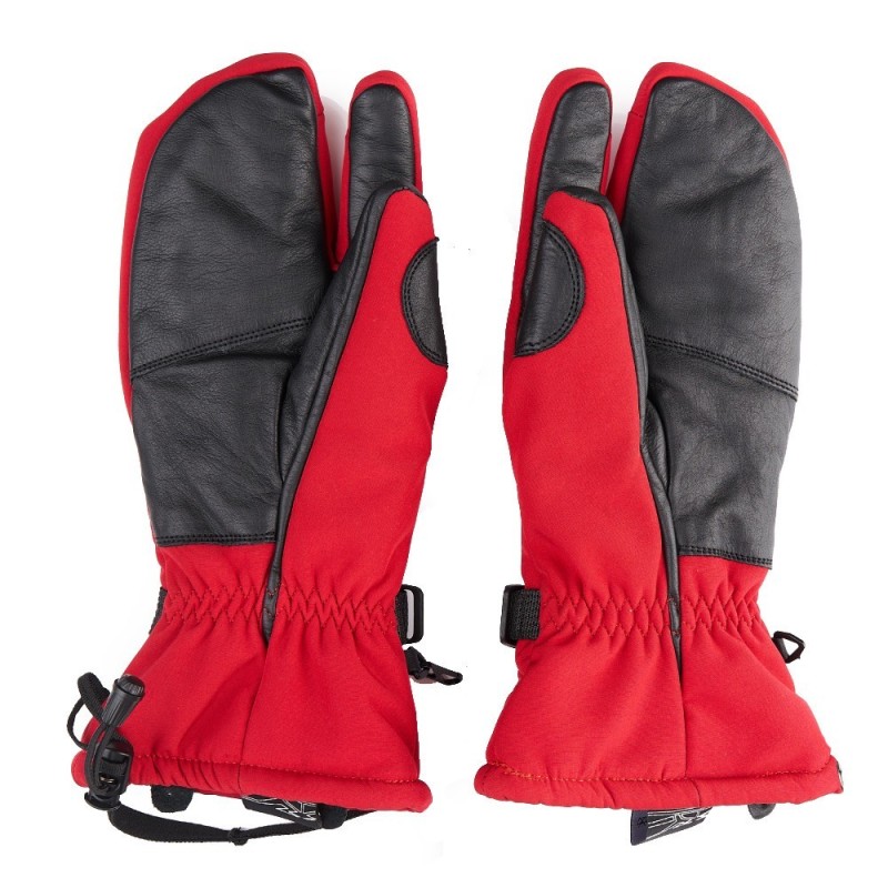 Рукавицы снегоходные Dragonfly Snowmobile Mittens, красный, размер L