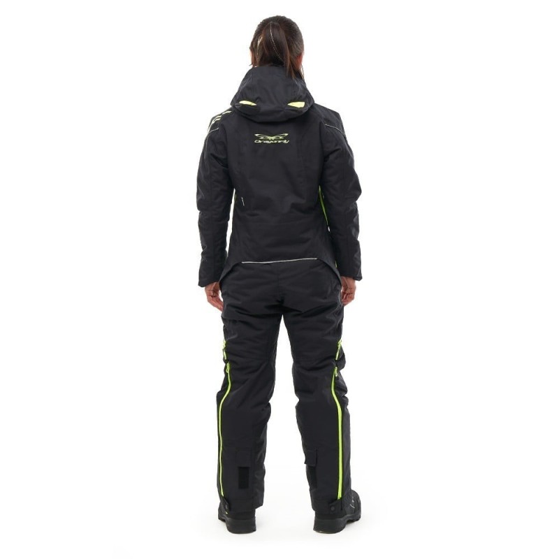 Комбинезон женский Dragonfly Extreme Woman Black Cat 2024, мембрана DFTEX, черный, размер XS, 158 см