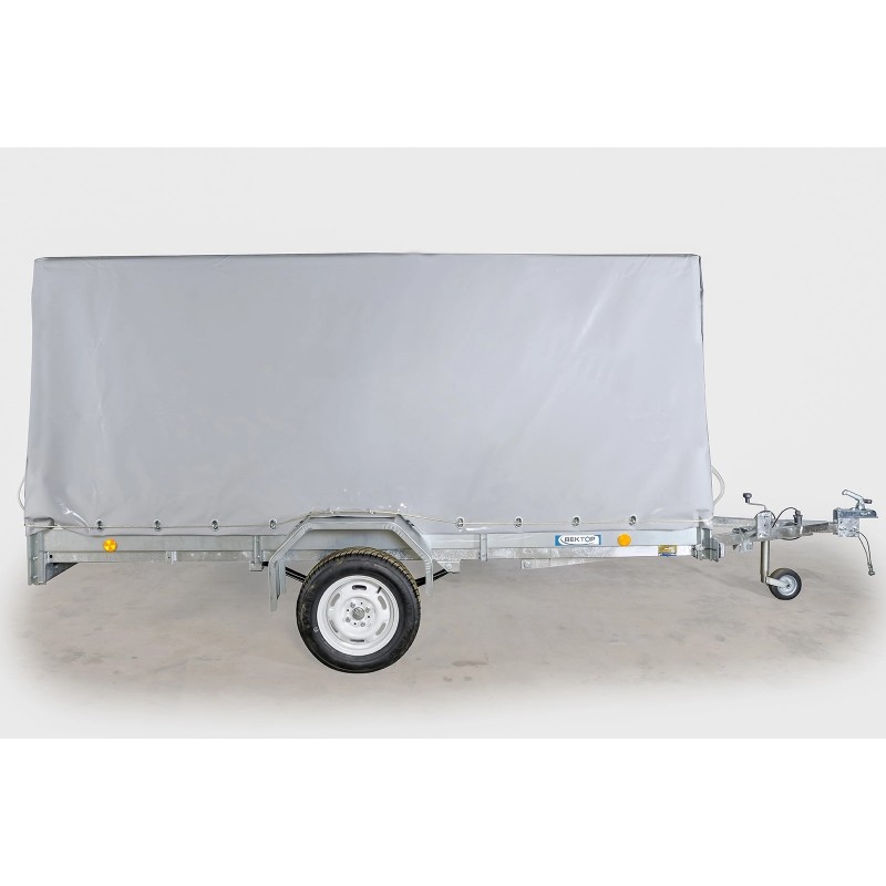 Прицеп бортовой одноосный  Вектор ЛАВ 81012А Евро, опорное колесо