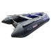 Надувная лодка ПВХ Hunterboat 370 ПРО Спорт, НДНД, синий/карбон