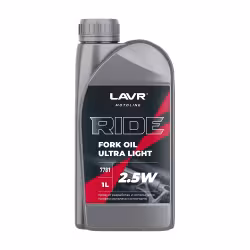 Масло вилочное полусинтетическое Lavr Moto Fork oil 2.5W, 1 л