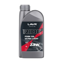 Масло вилочное полусинтетическое Lavr Moto Fork oil 2.5W, 1 л