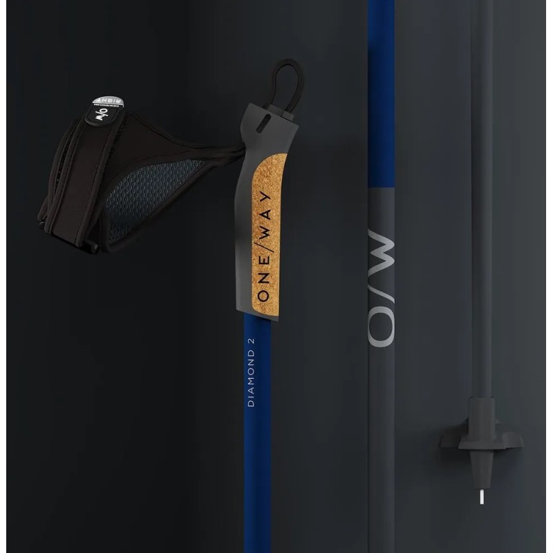 Лыжные палки One Way Diamond 2, стекловолокно, 150 см