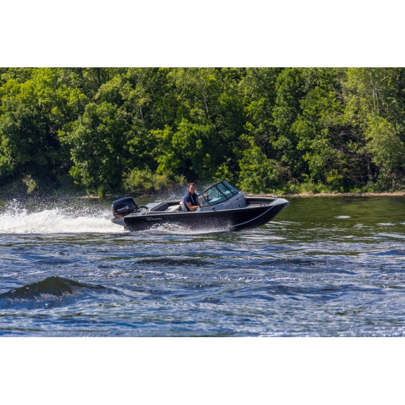 Лодка алюминиевая VBoats Волжанка 44 Fish (высота транца 508 мм)