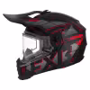 Мотошлем зимний с подогревом FXR Clutch X Evo Red, черный/красный, размер XL