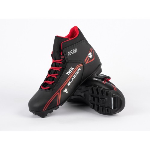 Ботинки лыжные Trek Blazzer 2 NNN, черный/красный, размер 33