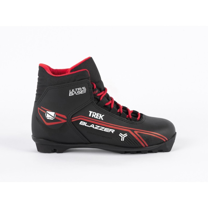 Ботинки лыжные Trek Blazzer 2 NNN, черный/красный, размер 33