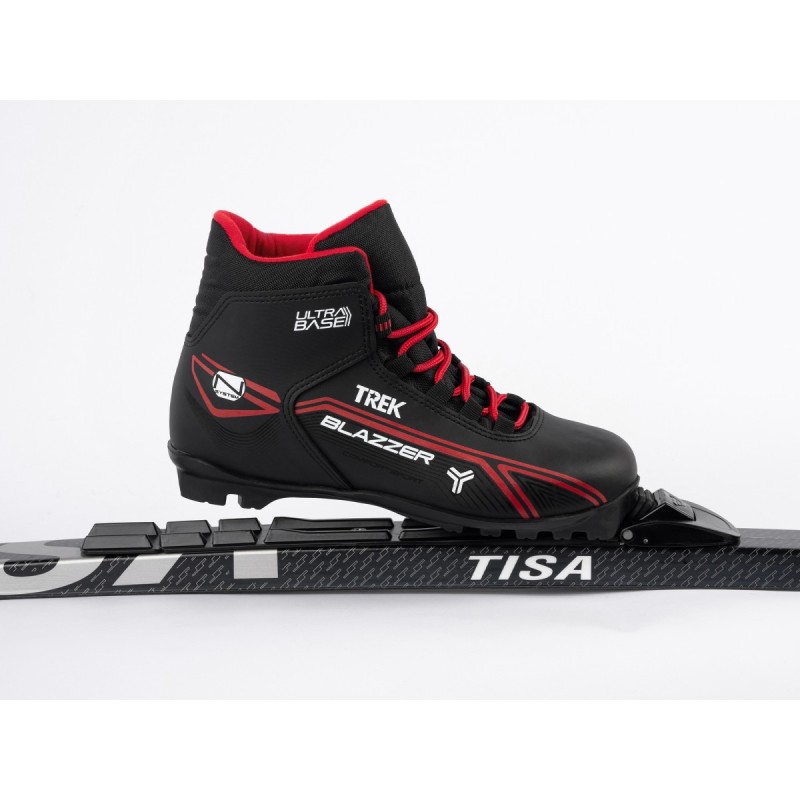 Ботинки лыжные Trek Blazzer 2 NNN, черный/красный, размер 33